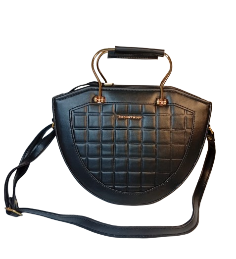 Ladies black croc bag