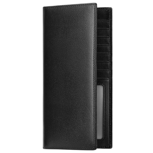 Best quality genuine cow leather long wallets