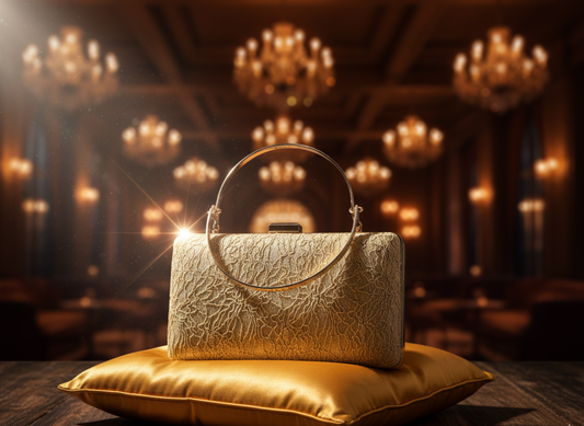 Elegant and fancy hand bag for wedding and party wear