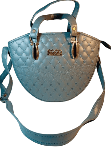Women grey round shape shoulder bag
