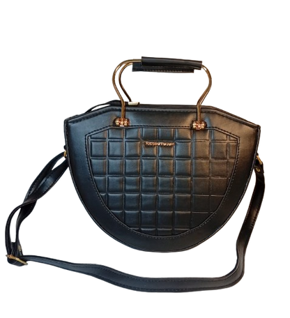 Ladies black croc bag