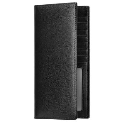 Best quality genuine cow leather long wallets