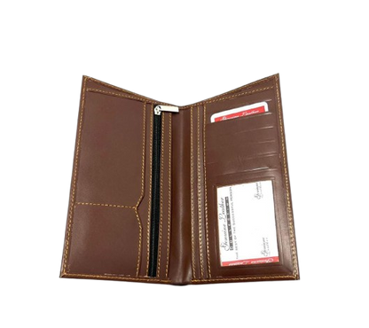 Best quality genuine cow leather long wallets