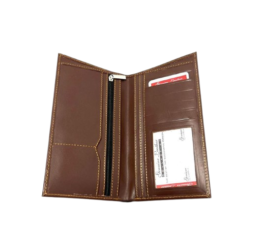 Best quality genuine cow leather long wallets
