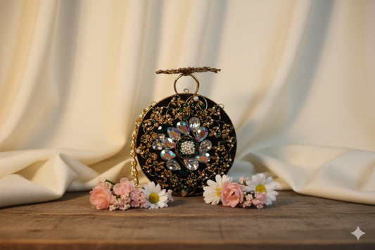 Rhinestone Clutch Bag for Women